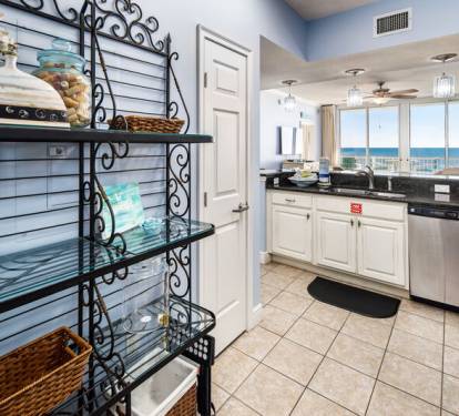 Kitchen - Waters Edge Resort Unit 311 Okaloosa Island Fort Walton Beach Vacation Rentals