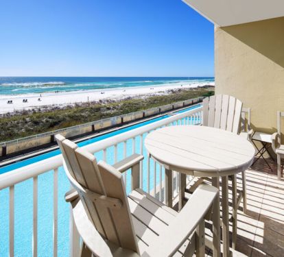 Balcony - 
Waters Edge Resort 313 Fort Walton Beach Okaloosa Island