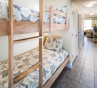 Hallway Bunk Beds - 
Waters Edge Resort 313 Fort Walton Beach Okaloosa Island