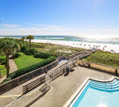 Balcony - 
Waters Edge Resort 313 Fort Walton Beach Okaloosa Island