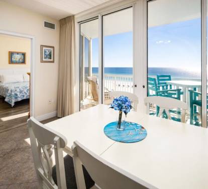 Dining Area - Waters Edge Resort Unit 510 Okaloosa Island Fort Walton Beach Vacation Rentals