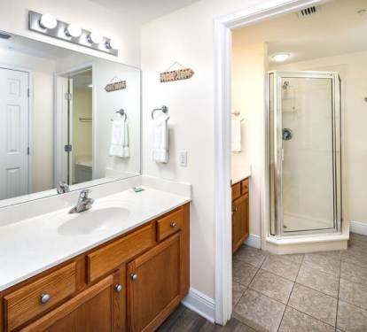 Master Bathroom - Waters Edge Resort Unit 510 Okaloosa Island Fort Walton Beach Vacation Rentals