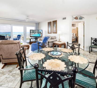 Dining Area - 
Islander Beach Condo Rentals, Okaloosa Island
