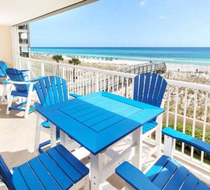 Balcony - 
Islander Beach Resort 3001 Fort Walton Beach Okaloosa Island