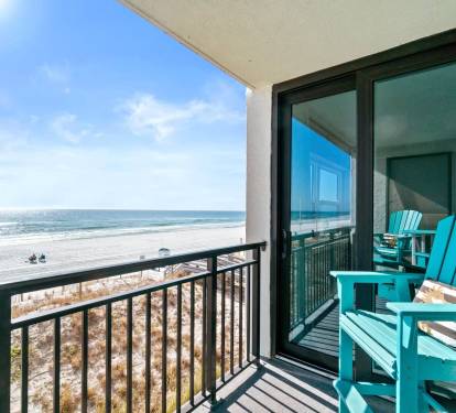 The perfect spot to unwind on your private balcony with ocean views