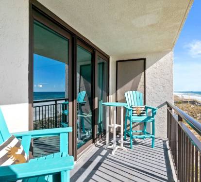 The perfect spot to unwind on your private balcony with ocean views