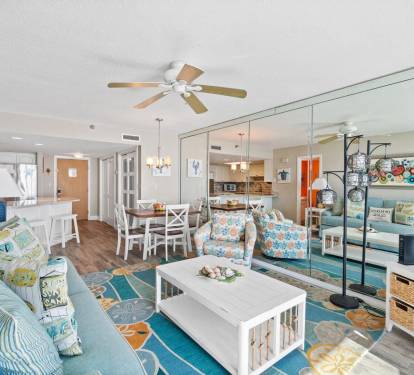 Spacious living room with plenty of natural light and stylish furnishings