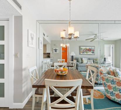 Dining area with plenty of space for meals and gathering