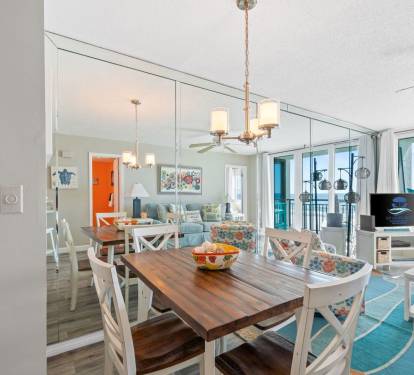 Dining area with plenty of space for meals and gathering