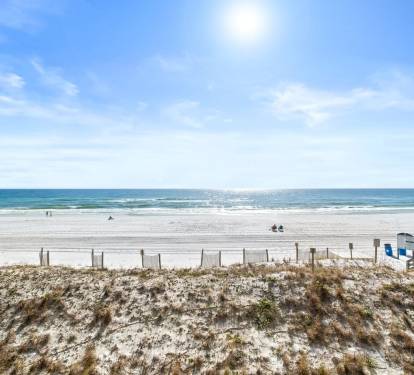 Panoramic view of the tranquil beach, perfect for a day of relaxation