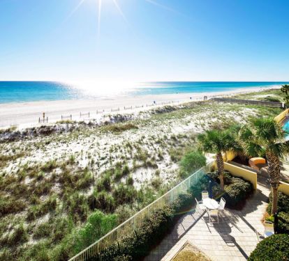 Balcony - 
Pelican Isle 305 Fort Walton Beach Okaloosa Island Vacation Rentals