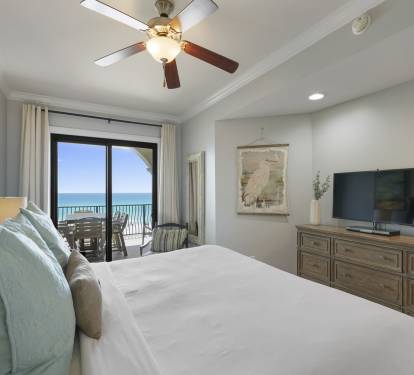 Master suite with gulf views