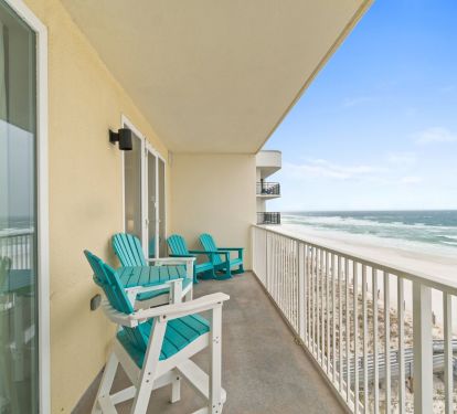 Private Full Balcony - Beach Views