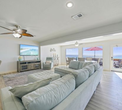 Imagine waking slowly, planning the day-s beach adventures while the ceiling fans stir the gentle Gulf breeze through the room.