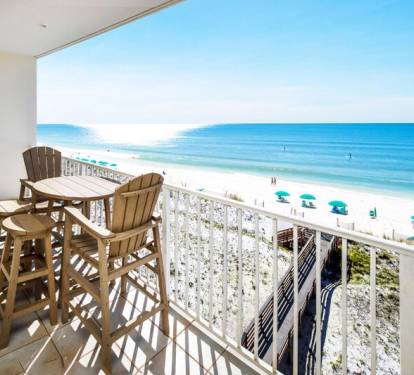 Balcony View - Gulf Dunes Resort Unit 616 / Okaloosa Island / Fort Walton Beach Vacation Rentals