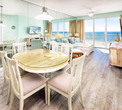 Dining Area - Gulf Dunes Resort Unit 616 / Okaloosa Island / Fort Walton Beach Vacation Rentals