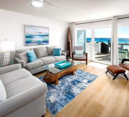 Living Room Second Level - 
Sanddollar Townhomes Unit 6 Miramar Beach Destin Florida Vacation Beach House Rentals