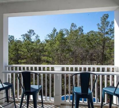 Upstairs Balcony with Beautiful Tree Views