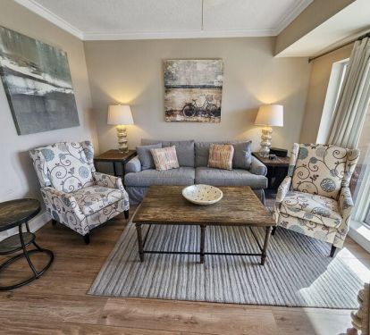 Comfortable seating in the living room of 4706 Westwinds