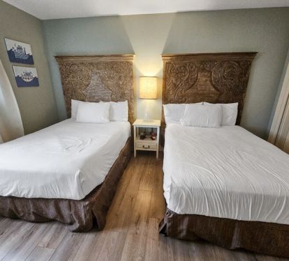 Third bedroom with 2 queen sized beds