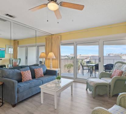 Spacious, sun-filled layout with direct balcony access - perfect for unwinding after a beach day.