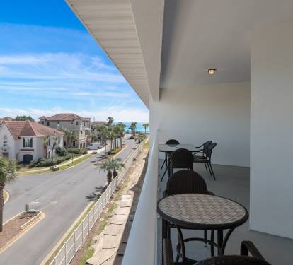 Enjoy shaded mornings and breezy afternoons with a peaceful, unobstructed Gulf-side view.