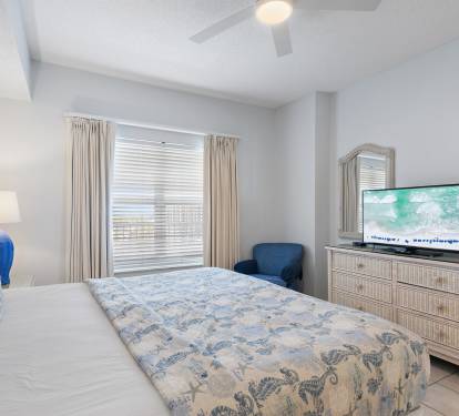 Master Bedroom with Widescreen TV