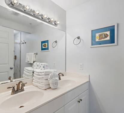 Master Bath featuring Double Sinks.