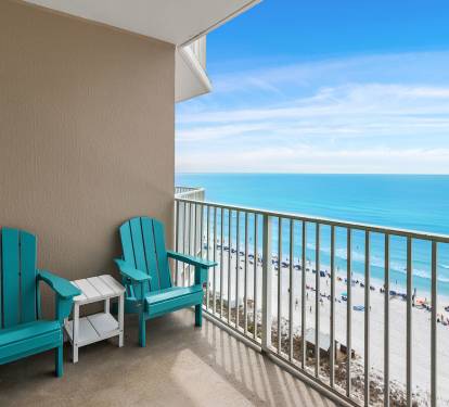 A Spectacular View from the Balcony Facing East