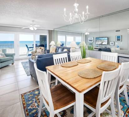 Dining Area - 
Islander Beach Resort 3001 Fort Walton Beach Okaloosa Island