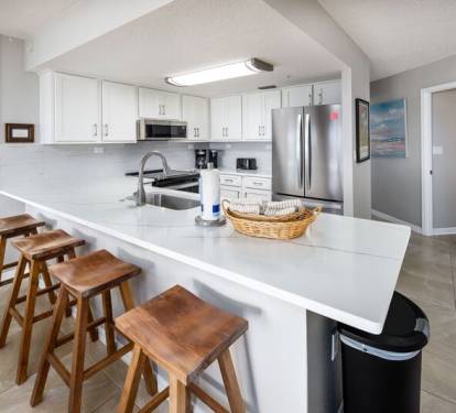 Kitchen - 
Islander Beach Resort 3001 Fort Walton Beach Okaloosa Island