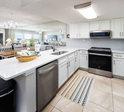 Kitchen - 
Islander Beach Resort 3001 Fort Walton Beach Okaloosa Island