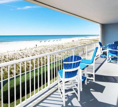 Balcony - 
Islander Beach Resort 3001 Fort Walton Beach Okaloosa Island