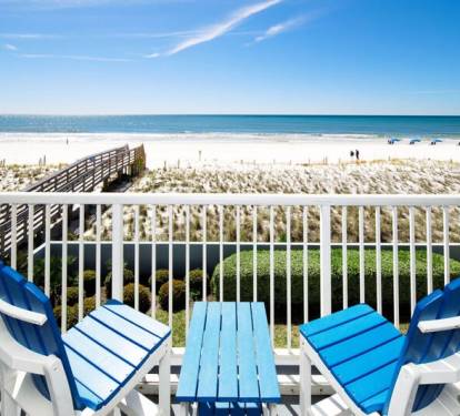 Balcony - 
Islander Beach Resort 3001 Fort Walton Beach Okaloosa Island