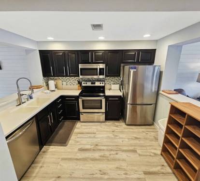 Remodeled kitchen