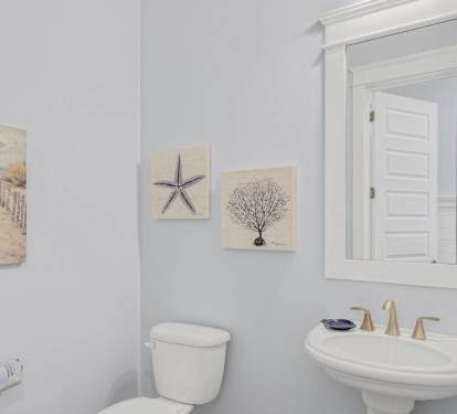 Custom artwork, quality finishes, coastal style. Not an afterthought. Sea-Renity's attention to detail shows in every single room you'll use.