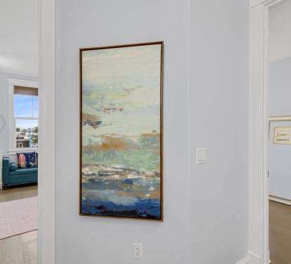These hallways show someone cared about how the entire house looks and flows. Thoughtful design from entry to every guest bedroom.