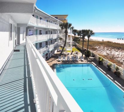 Entryway - Aqua Villa Resort, Okaloosa Island, Fort Walton Beach, Vacation Condos by Sunset Resort Rentals