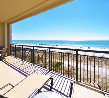 Balcony - 
Bella Riva Resort Unit 205, Okaloosa Island Fort Walton Beach Florida Vacation Condo Rentals by Sunset Resort Rentals