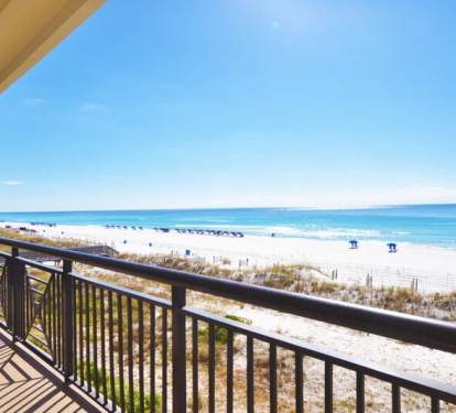 Balcony - 
Bella Riva Resort Unit 205, Okaloosa Island Fort Walton Beach Florida Vacation Condo Rentals by Sunset Resort Rentals