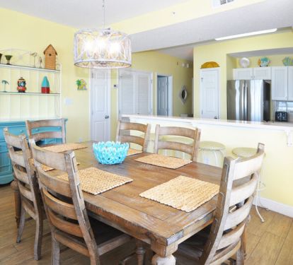 Dining Area - 
Gulf Dunes Resort Unit 601, Okaloosa Island Fort Walton Beach Vacation Rentals