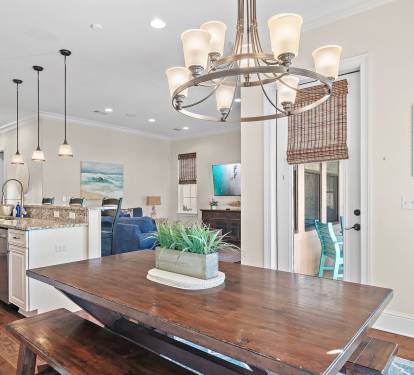 Bright dining area perfect for shared meals.