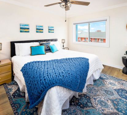 Master Bedroom - Aqua Villa Resort, Okaloosa Island, Fort Walton Beach, Vacation Condos by Sunset Resort Rentals