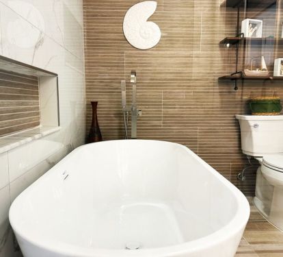 Master Bathroom - 
Waters Edge Resort Unit 412 Fort Walton Beach Okaloosa Island Vacation Rentals