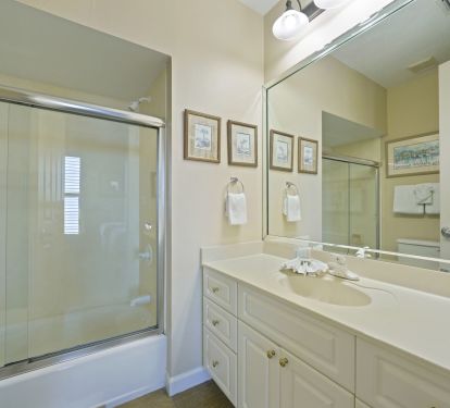 Cabana Club 205 secondary bathroom with spacious vanity