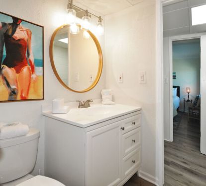 Master Bathroom - Aqua Villa Resort, Okaloosa Island, Fort Walton Beach, Vacation Condos by Sunset Resort Rentals