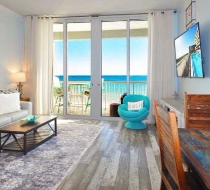 Dining Area - Waters Edge Resort unit 613 Okaloosa Island Fort Walton Beach Vacation Rentals by Sunset Resort Rentals