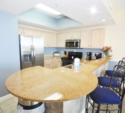 Kitchen - 
Waters Edge Resort 313 Fort Walton Beach Okaloosa Island