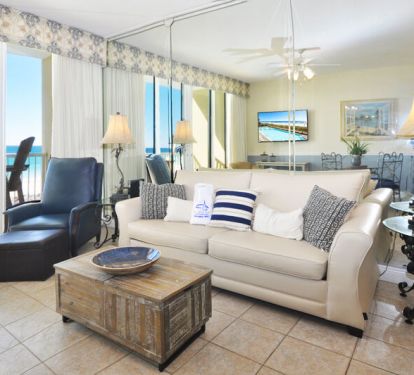 Living Room - 
Waters Edge Resort 313 Fort Walton Beach Okaloosa Island