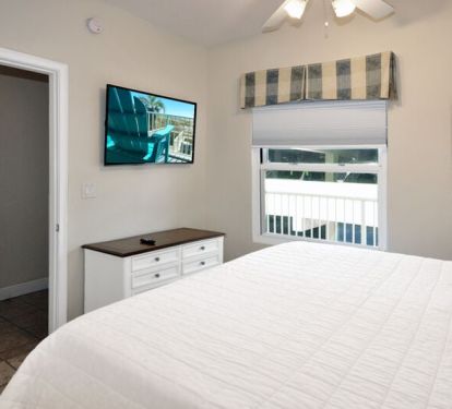 Master Bedroom with King Bed- 
Waters Edge Resort 313 Fort Walton Beach Okaloosa Island